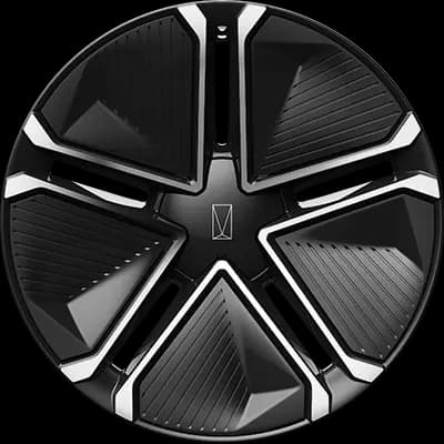 20-inch Leaf-Style Five-Spoke Low-Drag Wheels