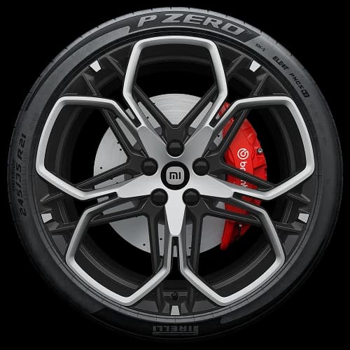 21" Double-Forged Plum Blossom Wheels, Long-Range Tires