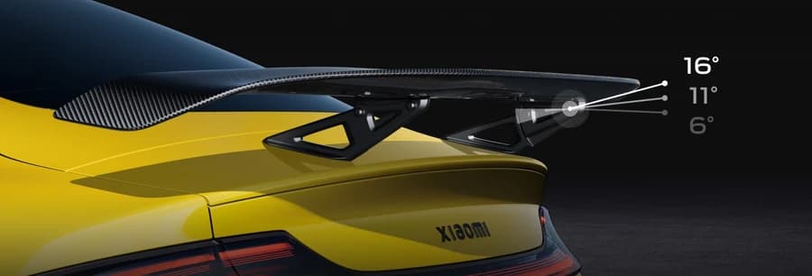 Carbon Fiber Spoiler (3-stage adjustable)