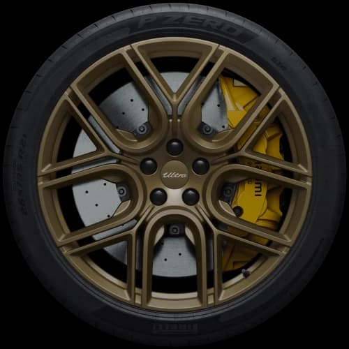 21" U-shape forged wheels, metallic neodymium