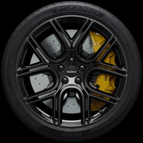 21" U-shape forged wheels, graphite black