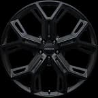22" Lingbo forged smoke-black wheels, Brembo 6-piston calipers